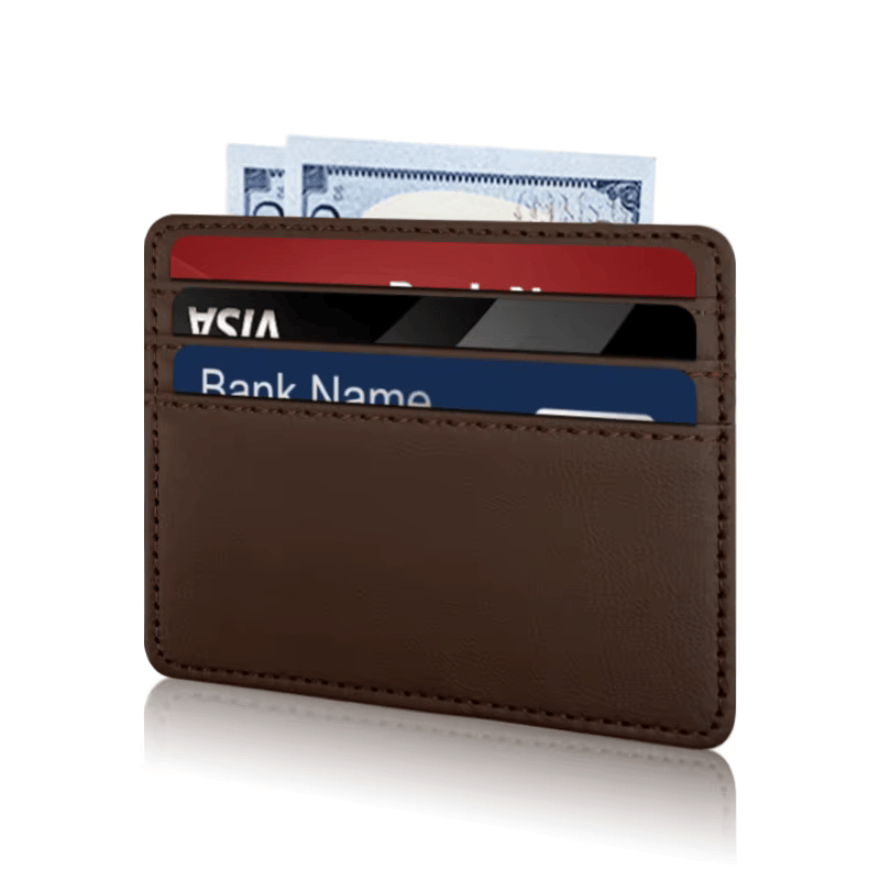 Premium Leather Card Holder – Personalize Your Everyday Carry