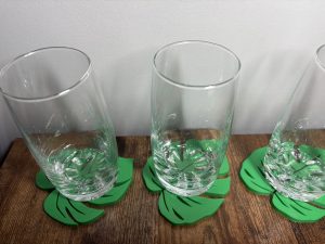 Set of 6 Monstera Leaf Coasters – Tropical Elegance for Your Home - Image 6