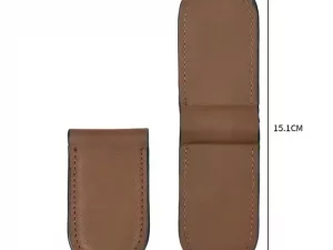Foldable Magnetic Leather Money Clip - Image 5