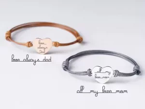 Custom Engraved Name Bracelet – Stainless Steel & Rope - Image 3