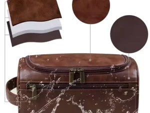 🧳 Trousse de Voyage en Cuir Personnalisée – Cadeau Élégant pour Homme