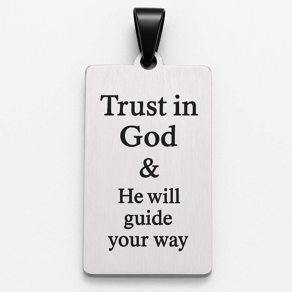 Custom Engraved Military Pendant – Stainless Steel Dog Tag Necklace – Personalized Gift for Men & Women