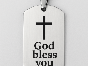 Custom Engraved Military Pendant – Stainless Steel Dog Tag Necklace – Personalized Gift for Men & Women - Image 5