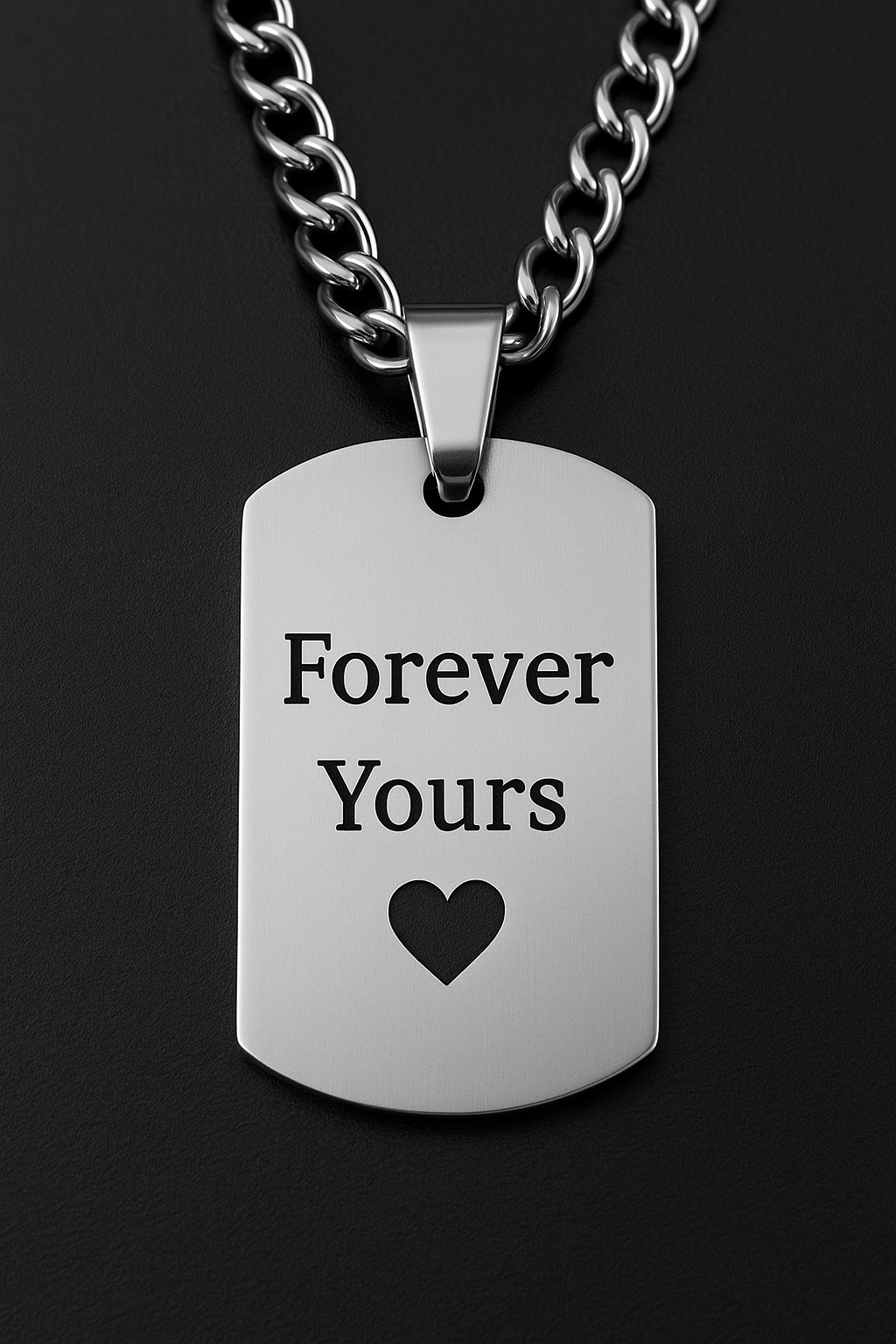 Custom Engraved Military Pendant – Stainless Steel Dog Tag Necklace – Personalized Gift for Men & Women - Image 2